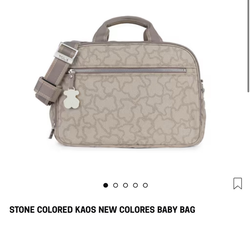 Tous Stone Colored Baby Bag